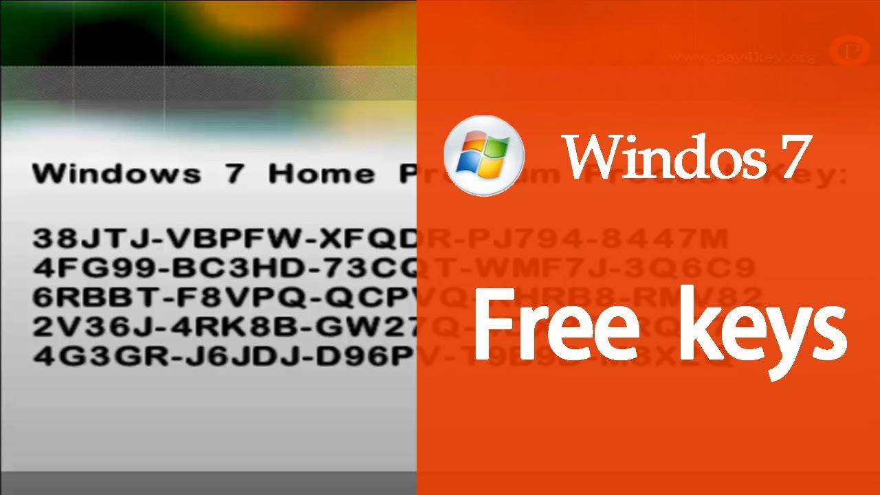 windows 7 license key free